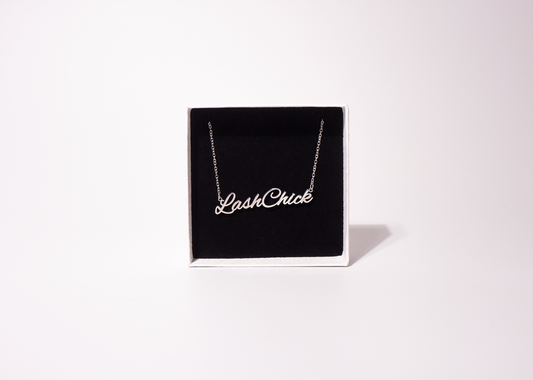 ‘LASH CHICK’ NECKLACE