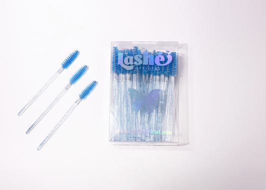 BLUE GLITTER LASH WANDS